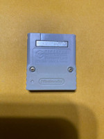 Official Nintendo GameCube Memory Card Authentic, Gray DOL-008