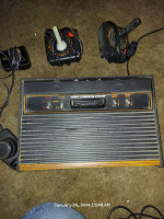 Atari 2600 console with controllers