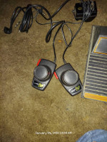 Atari 2600 console with controllers