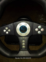 Ps2 cobra tt full featured steering wheel with pedals