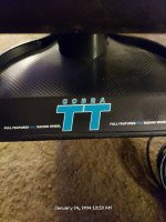 Ps2 cobra tt full featured steering wheel with pedals