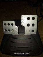 Ps2 cobra tt full featured steering wheel with pedals