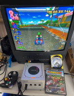 Nintendo Gamecube with Mario Kart