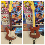 Complete Nintendo Wii Rockband 3 Guitar Drums Keytar Mic Video Game Set