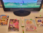 Nintendo Wii Barbie Musketeers Brunswick Bowl Yoshio Motion Plus Remote Zumba Ga