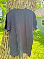 New Never Worn Atari Tee Shirt Dark Blue Graphic Size Large FREE SHIP