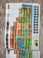 Nintendo Nes The Legend Zelda Maps & Strategies Insert Poster Ripped