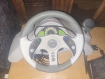 Xbox madcats 2 stirring wheel and peddles
