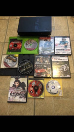 Ps2 with 1 Controller & 11 games