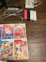 Wii U gaming console with extras including 9 games