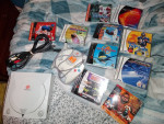 Sega dreamcast with 10 games