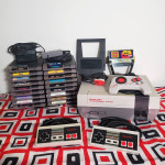 NES Nintendo Bundle Working 18 Games Console Controllers Accessories W
