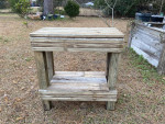 Two Tier Solid Wood Workbench