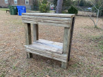 Two Tier Solid Wood Workbench