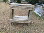 Two Tier Solid Wood Workbench