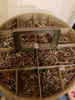 3-tier Workshop Screw Caddie. Loaded with 100s of screws