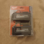 Milwaukee M18 6.0 batteries 2-pack