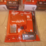 Milwaukee M18 5.0ah battery and charger kit