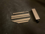 Starrett Inch Reading Double Steel Square, 2-1/2", EDP 50118 - 14D