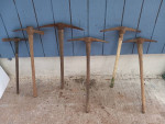 Hand Tool Garden Pick Wood Handle Steel Head Rock Dirt & delivery