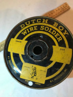 Vintage Dutch Boy Wire Solder 10 Pounds