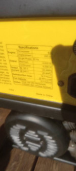 CHICAGO ELECTRIC 4600 WATT ELECTRIC KEY START GENERATOR
