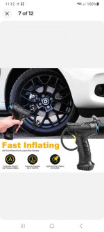 120W Car Air Pump Wireless Tire Inflator Pump Portable Compressor