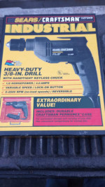 NEW Craftsman Heavy Duty 3/8"Drill