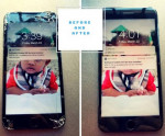 iPhone screens