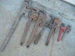 pipe wrenches .