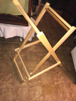 2 or Pair Portable Adjustable Solid Wood Work Horse Benches