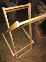 2 or Pair Portable Adjustable Solid Wood Work Horse Benches