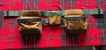 Carpenter's tool belt with 3 pouches