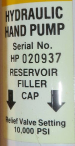 Hydraulic Pin Removal Kit with OTC Power-Twin Ram and Hand Pump New OS