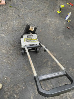 Electric Snow Blower "Sunbeam Snow Champ" w/Adjustable Shoot-Works Gd