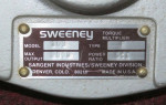 Torque Multiplier 2,000 ft-lbs Sweeney Model 103 Type F 5 to 1 New OS