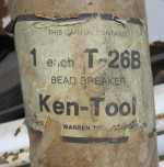 Tire Beed Breaker Ken-Tool Heavy Duty T-26B Impact Beed Breaker