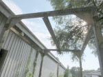Steel 4" Tubing Overhead Lifting Frame with H Beam and 1 Ton Trolley