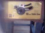 10" Table Saw