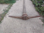 Grandpa's  pick axe-36" wooden handle-Milwaukee Road railroad
