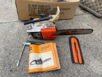 Stihl 020AV used chainsaw 16” bar. Stored a few years, untested.