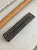 Plumb axe and adze