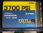 13HP Honda, 3700 PSI, 4.0 GPM Pressure Washer