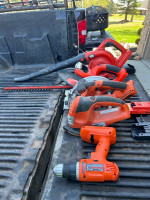 FIRE STORM BLOWER, SAW AND SANDER $70