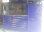 SNAP-ON CLASSIC 78 TOOL BOX WITH HUTCH AND LOCKER
