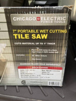 Chicago 7" Tile Saw