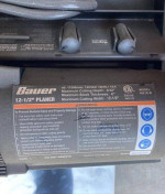 Bauer 12 1/2" Thickness Planer