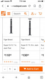 2 tiger brand super s 4ft.jack post