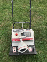 Craftsman gas snow blower with electric start