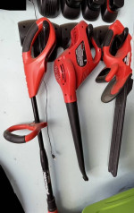 Black and Decker 18 Volt grass trimmer and hedge trimmers blower